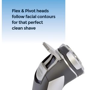 Afeitadora Eléctrica Rotatoria de Triple Cuchilla, IPX7, Lavable, Recortadora para Cara y Cuerpo, Portátil, con Batería Reemplazable, para RV - Product Image 4