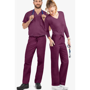 Ropa DE TRABAJO tela elástica enfermera médica hombres mujeres Hospital salud Scrubs uniforme profesional - Product Image 6