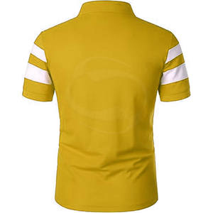 Polos de algodón de alta calidad con logotipo bordado personalizado para hombre, ropa deportiva de marca informal transpirable, camisetas de moda para el hogar para hombre - Product Image 3