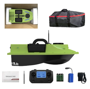 Bateau à appâts RC 2023 HOT 5200ma avec 4 compartiments et bande lumineuse, bateau à appâts RC pour eau salée, bateau à appâts GPS pour carpes - Product Image 2