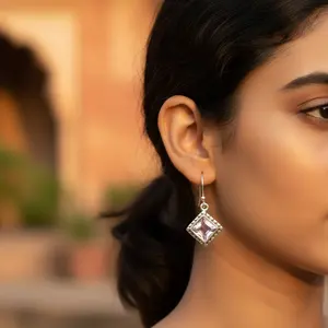 Pendientes de Plata 925 con Amatista para Mujer - Opción de Regalo - Product Image 3