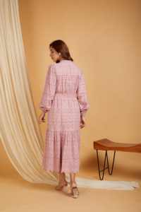 Nuevas llegadas OEM ODM personalizado en vestido cómodo de alta calidad para las mujeres vestido de una pieza de longitud completa en la fabricación al por mayor - Product Image 2