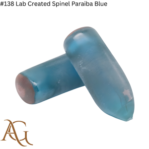 Espinela Cultivada en Laboratorio # 138 Esferas de Espinela Azul Paraíba Creadas en Laboratorio, Material Sintético de Fusión por Llama, Simulación de Materia Prima - Product Image 3