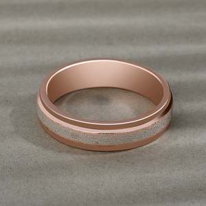 Anillo de Promesa para Hombre Jeulia de Plata de Ley, Chapado en Rodio, Estilo Geométrico Hip Hop, Anillo de Aniversario - Product Image 5