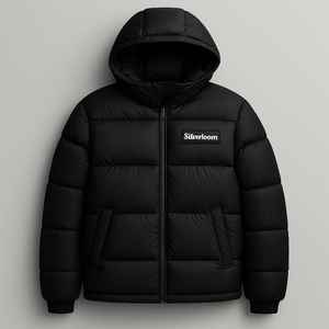 Chaquetas acolchadas personalizadas con LOGOTIPO | Chaquetas de invierno con capucha acolchadas cálidas OEM para Hombre | Prendas de abrigo impermeables a prueba de viento - Product Image 4