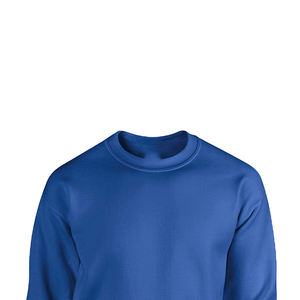 High Demanding Plain Blue Color Custom Logo Sweatshirt <b>For</b> Men Custom Crew neck Full Sleeves Sweatshirts <b>For</b> Men - Product Image 6