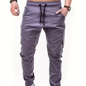 Pantalones Cargo Casuales para Hombre, Personalizables, Ligeros, Transpirables y Ecológicos, 100% Poliéster Tejido, Cintura Media, Corte Recto - Product Image 2