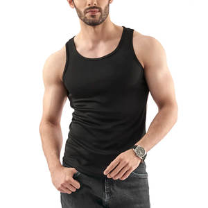 Summer Fashion Design Color Contrast Gym tank Top Streetwear Causal Sports Vest Unisex Sleeveless Embroidery Custom <b>Men</b> <b>Singlet</b> - Product Image 1