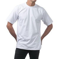 T-shirt à manches courtes pour homme Pro Club, 100% coton/polyester, poids lourd, col rond, séchage rapide, respirant, anti-boulochage, écologique