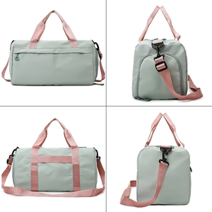 Sacs de sport légers de qualité supérieure du fabricant OEM Sacs de sport à motif solide Doublure en polyester Sac de sport de gymnastique polyvalent et durable - Product Image 2