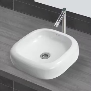 Évier rectangulaire en porcelaine monotrou de lavabo de dessus de table en céramique de vente chaude populaire de Chine - Product Image 3