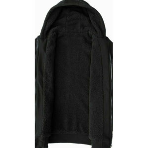 Sweat à capuche intégral surdimensionné personnalisé en coton et polyester pour femmes avec fermeture éclair pour l'hiver personnalisé - Product Image 3