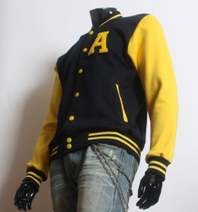 OEM Custom High Quality Chenille Embroidery Patch Letterman Jacket Varsity Jacket Vintage <b>Applique</b> Baseball Jackets for Men - Product Image 4
