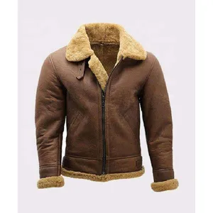 Breathable Winter Warm far Casual Wear Reasonable Price OEM service factory made men leather jacket for men