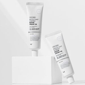 VT Reedle Shot Synergy Creme Reparação 100ml Creme facial coreano Cuidados com a pele adequados à idade com vitamina