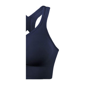 Soutien-gorge de sport pour femmes à maintien élevé Bretelles réglables Coussinets amovibles Logo avant Séchage rapide Respirant Écologique - Product Image 5