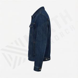 Veste en jean pour femme à manches longues de qualité supérieure, style vêtement d'extérieur, beige pâle personnalisé, coton rigide, automne hiver, manteau élégant, couleur personnalisée - Product Image 3