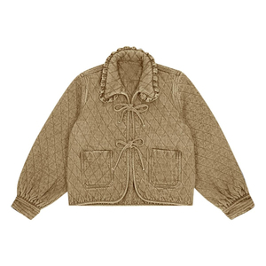 Nuevo diseño OEM Venta caliente personalizada chaqueta de bombardero de Invierno para mujer Abrigo acolchado algodón impreso diseño ecológico impermeable - Product Image 1