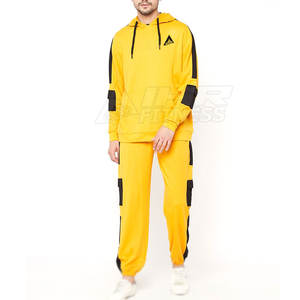 Chándal de algodón 100% superventas con capucha, conjuntos de jogging y ropa de calle de invierno, recién llegado, diseño de patrón sólido transpirable - Product Image 1