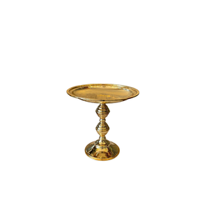 Unique Metal Round Cupcake Stand with Gold Finished Perfect for Weddings Events and Stylish <b>Bakeware</b> Display - Product Image 1