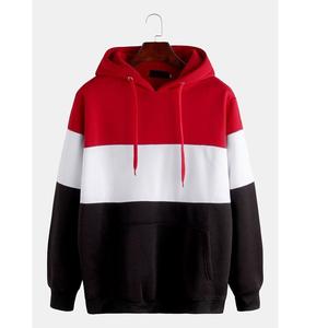 เสื้อฮู้ดผ้าฝ้ายยูนิเซ็กส์สำหรับผู้ชายและผู้หญิงเสื้อมีฮู้ดผ้าฟลีซย้อมสีล้วนพิมพ์โลโก้ได้ตามต้องการ - Product Image 5