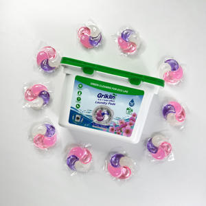 最高のすべての自然な4-in-1洗濯洗剤ポッド頑固な油の汗や血液の汚れを取り除くためのディープクリーニングランドリーソースポッド - Product Image 2