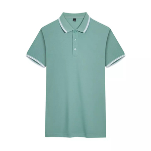 2025 polo de golf de haute qualité t-shirt unisexe hommes femmes personnalisé uni blanc 100% coton t-shirts - Product Image 6