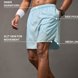 Nouveau style de short de sport personnalisé pour hommes avec fermeture à la taille élastique Fabriqué au Pakistan Tissu spandex à bas quantité minimale de commande - Product Image 6