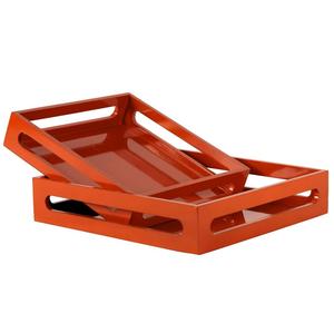 Plateau de service en Mdf de qualité supérieure au look artistique Parfait pour les maisons minimalistes, les bureaux contemporains et les événements spéciaux - Product Image 3