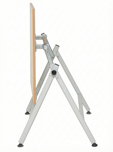 โต๊ะเขียนแบบปรับระดับได้ โต๊ะวาดเขียนสำหรับสถาปนิก พื้นผิวปรับเอียงได้ โครงโลหะ สถานีงานออกแบบระดับมืออาชีพ - Product Image 3