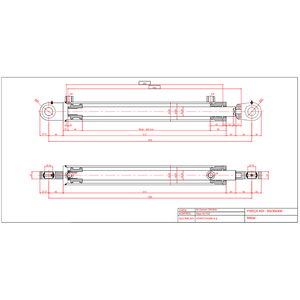 เครื่องอัดไฮดรอลิกสำหรับรถบรรทุกขยะ แบบกระบอกสูบ 60x30x400 - Product Image 1