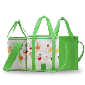 Sac isotherme décontracté imperméable en tissu non tissé RPET 90 g/m² avec logo personnalisé - Product Image 5
