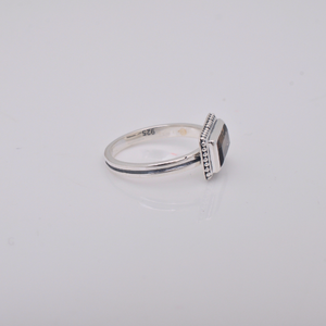 Anillo de piedras preciosas de Plata de Ley 925 de cuarzo ahumado Natural para regalo de mujer para ella - Product Image 3