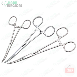 Pinzas hemostáticas para mosquitos de alta calidad, pinzas oftálmicas, pinzas quirúrgicas, hemostato curvo recto de Hasni Surgical - Product Image 2