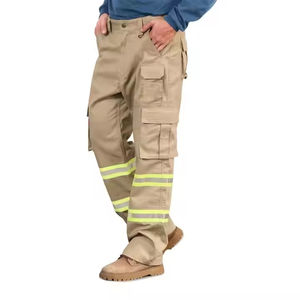 Vêtements de travail de sécurité haute visibilité OEM Chiffons de travail multi-poches Pantalons de travail réfléchissants Pantalons pour hommes Chantier de construction - Product Image 2