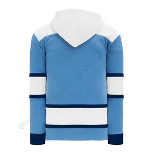 Sweat-shirts de hockey sur glace personnalisés avec logo imprimé, capuche à cordon, légers, séchage rapide, 100% polyester, haute qualité, service OEM pour - Product Image 4