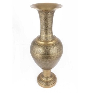 Contemporary Indoor Plant <b>Stand</b> with Modern Design Green Patina Spherical Shape Perfect as a Wedding Flower <b>Vase</b> - Product Image 2