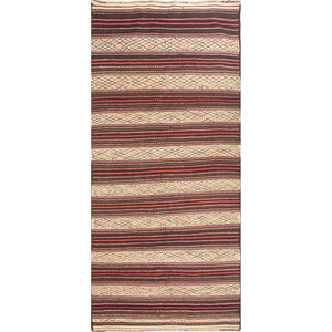 Nayaab Gold Flat Weaves Wool Persian <b>Carpet</b> Traditional Striped Jute Rug for Home Soft and Classic for Teens-Paem-877 - Product Image 1
