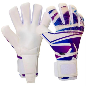 Guantes antideslizantes para portero de fútbol profesionales de diseño personalizado Guantes de Palma de látex de bajo presupuesto Todos los tamaños para guantes de portero - Product Image 5