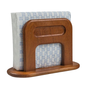 Soporte para pañuelos de cocina y comedor, servilletero de madera de acacia, decoración, dispensador de servilletas de madera de mesa - Product Image 4