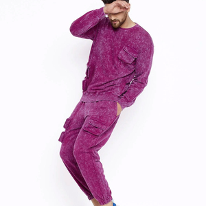 Trajes de sudor XXL para hombre hechos en fábrica, ropa deportiva de invierno de alta calidad, conjuntos transpirables impresos con logotipo personalizado en stock, venta al por mayor - Product Image 4