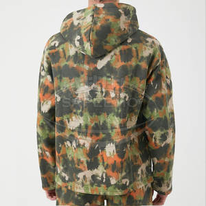 Sweat à capuche en polaire pour homme, coupe décontractée, élégant pour le streetwear et les tenues de week-end, mélange de coton respirant - Product Image 4