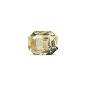 Saphir naturel bicolore de taille ovale (Pitambari) - 6,07 carats 8 mm Pierre précieuse lâche traitée thermiquement créée en laboratoire - Product Image 1