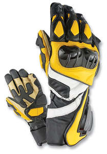 Gants de course de fournisseur direct d'usine Gants de moto en cuir confortables de haute qualité avec conception de logo personnalisé avec service OEM - Product Image 5