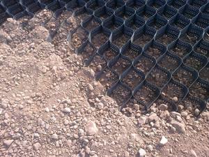Géocell HDPE 50mm 75mm 100mm 150mm Stabilisateur de gravier Géocell HDPE Géocell Stabilisateur de gravier au sol pour la construction de routes - Product Image 2