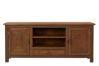 Meuble console multimédia au design moderne, buffet en bois massif sculpté à la main avec espace de rangement pour salle à manger, bar à domicile, chambre à coucher