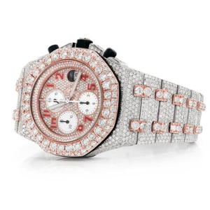 Montre en diamant moissanite entièrement personnalisée, best-seller, pour hommes, bijoux en diamant hip-hop, cadeau - Product Image 2