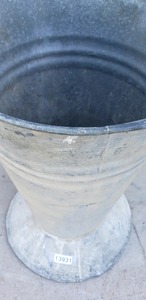 ถังดอกไม้สไตล์ฝรั่งเศสชุบสังกะสี,แจกันดอกไม้ทรงสูงสไตล์บ้านไร่แนวชนบทแจกันโลหะชุบสังกะสีสำหรับตกแต่ง - Product Image 3