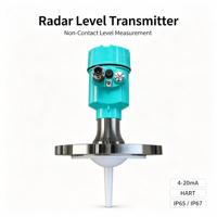 Transmetteur de niveau radar à ondes guidées par câble, mesureur de niveau radar TDR pour la mesure du niveau de liquide et de solide dans les réservoirs, 4-20mA HART RS485