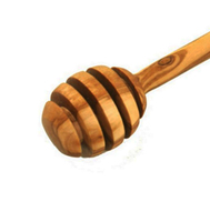 Cuchara para Miel de Madera de Olivo Intercraft, Color Natural, 15 cm/5.5 Pulgadas, Personalizable